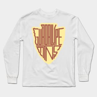 Guadalupe Mountains National Park name arrowhead Long Sleeve T-Shirt